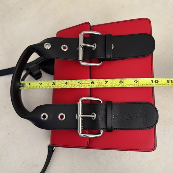 Vivienne Westwood NWT ALEX BAG LARGE BLUE-RED - Picture 15 of 15